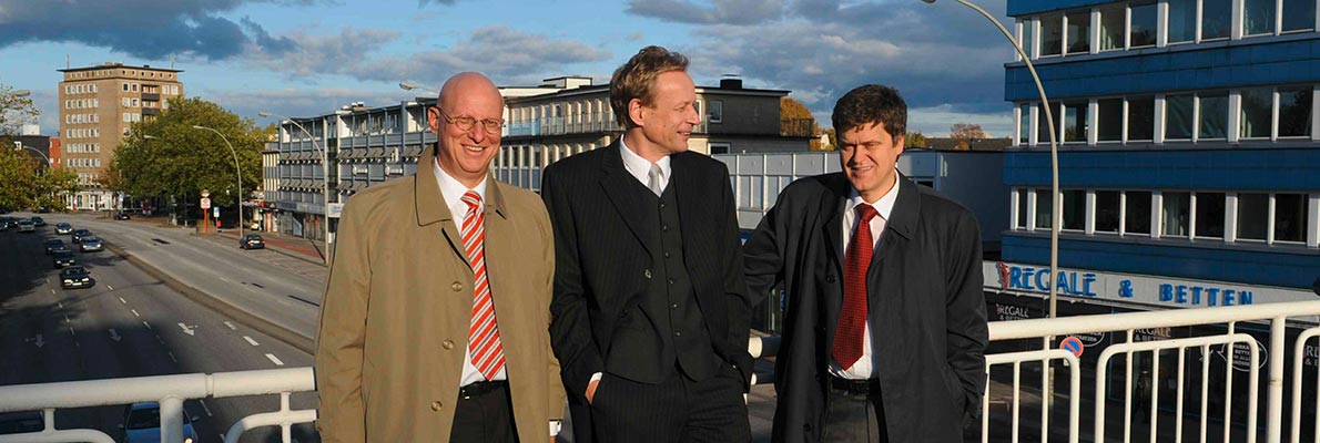 Rechtsanwälte Detlev Köhler, Jürgen Zeising, Jürgen Twisselmann - Foto: www.engerfoto.de